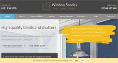 Desktop Screenshot of blindsbywindowshades.co.uk